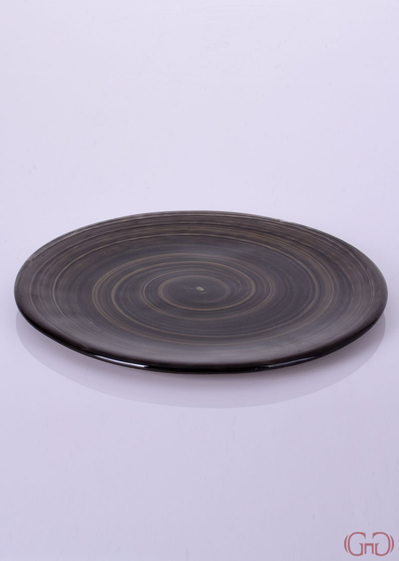 Plate Smooth 32 CM with Circles Decoration plate-smooth-32CM-circles-decoration
