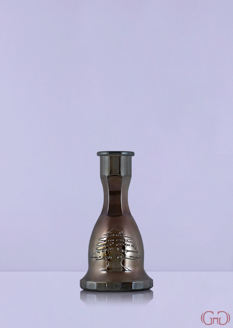 Nargile 2 Cedars Round 24 CM Smoke nargile-2-cedars-round-24CM-smoke